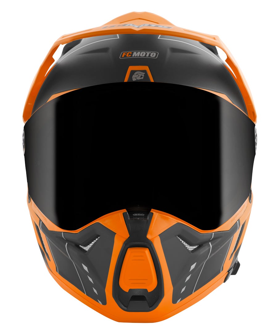 FC-Moto Merkur Pro Air Enduro hjelm sort/orange L Figur 6