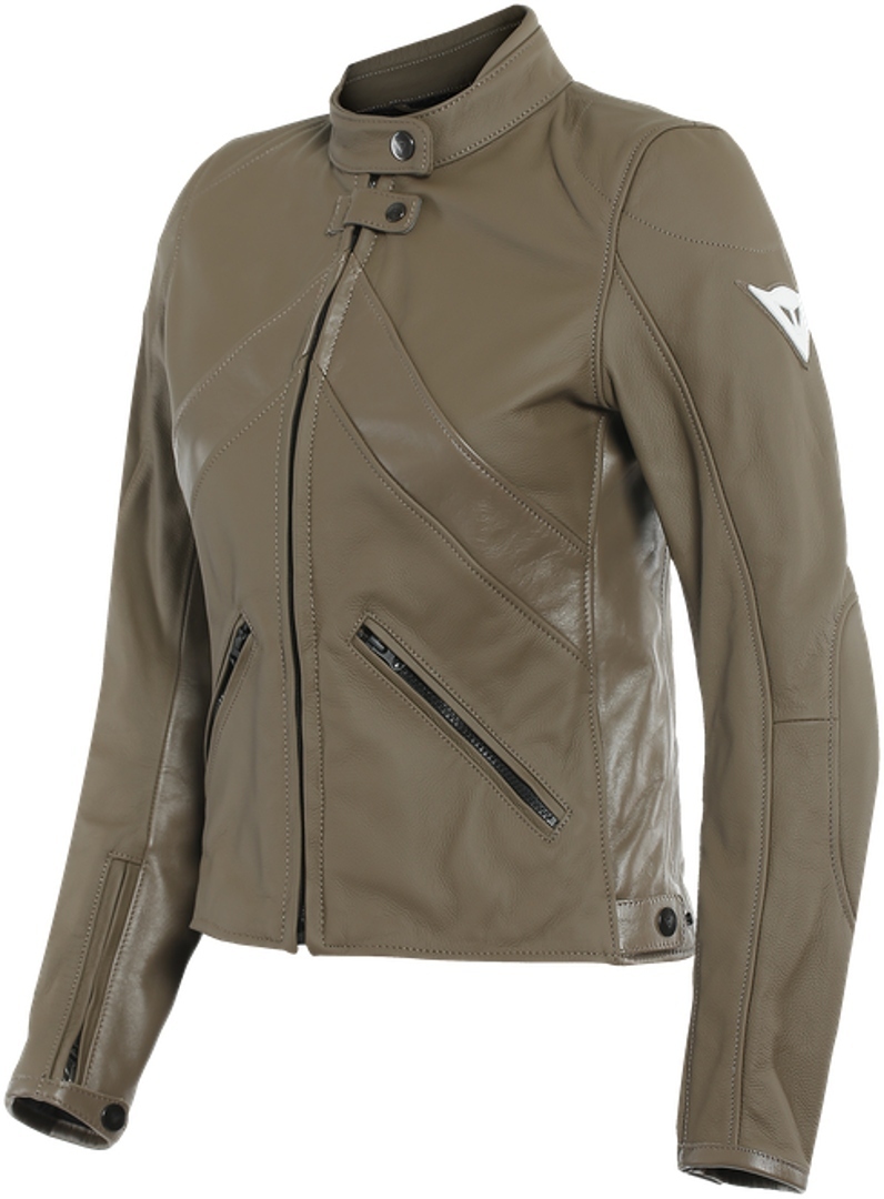 Dainese Santa Monica Damen Motorrad Lederjacke hellbraun 48 Abbildung 1