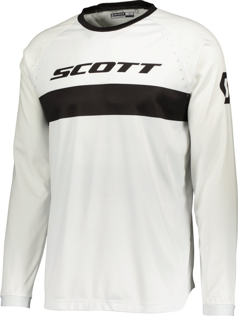 Scott 350 Evo Swap Motocross Jersey hvid/sort M Figur 1