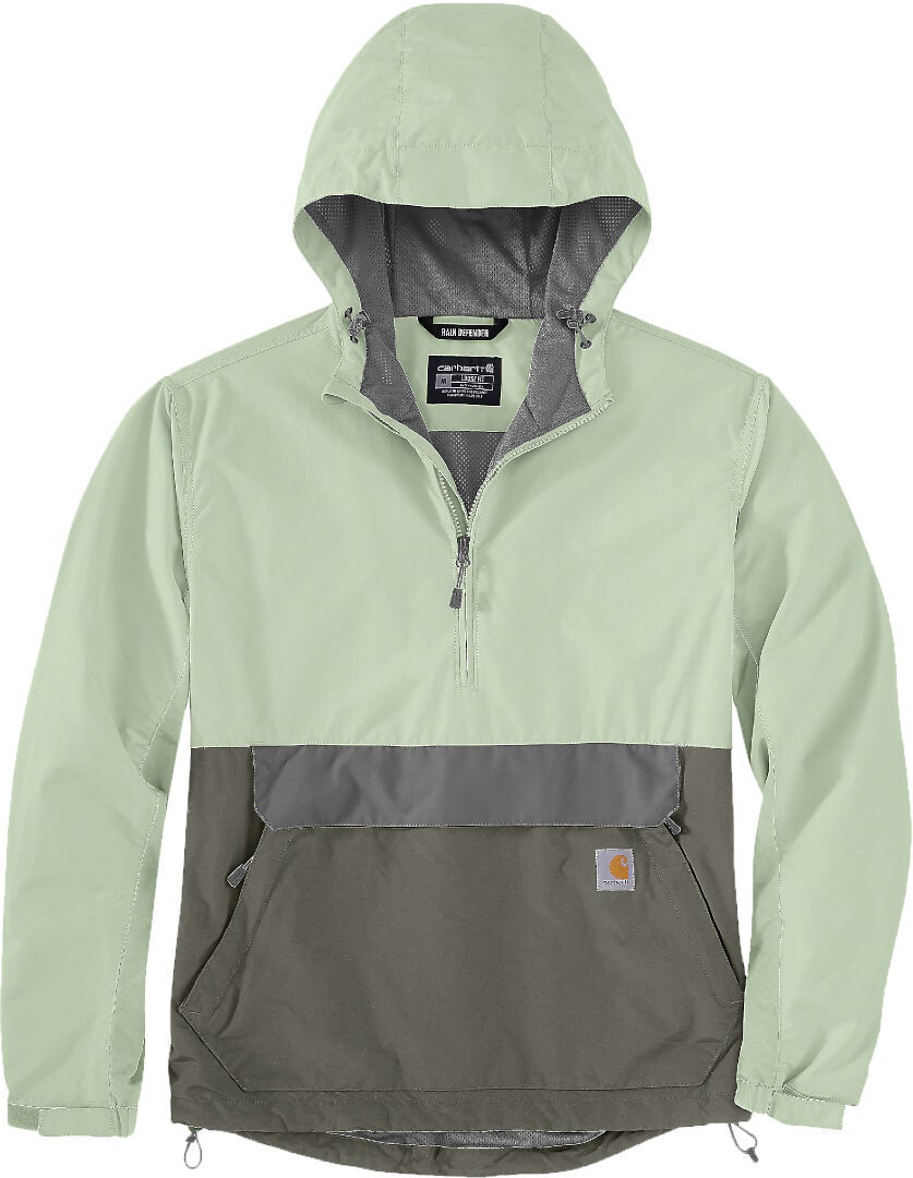Carhartt Rain Defender Loose Fit Lightweight Packable Jacket green/grey XL Figure 1