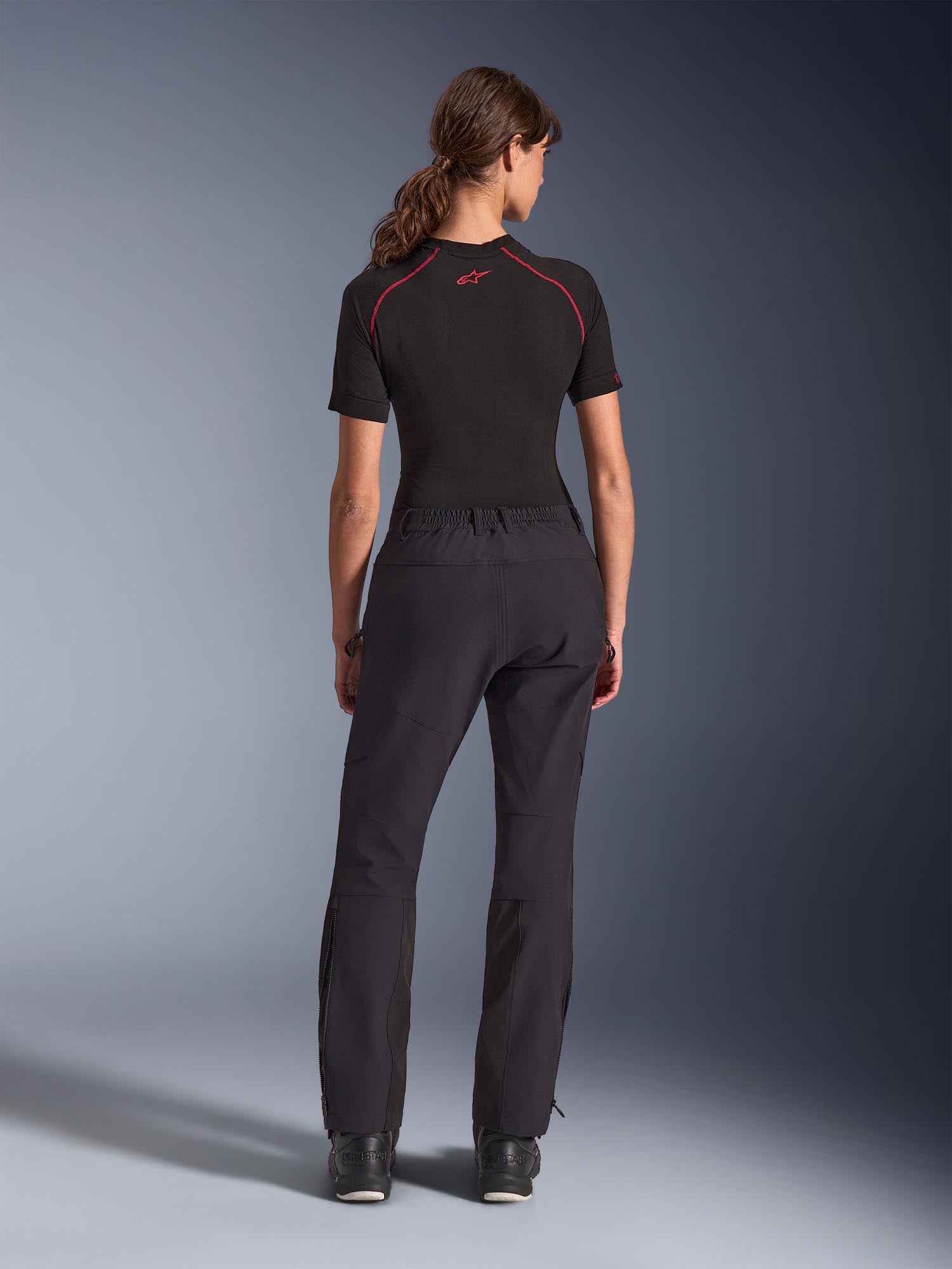 Alpinestars Stella Flex-AST Explorer Dames Motorfiets Textiel Broek Zwart XS Figuur 6