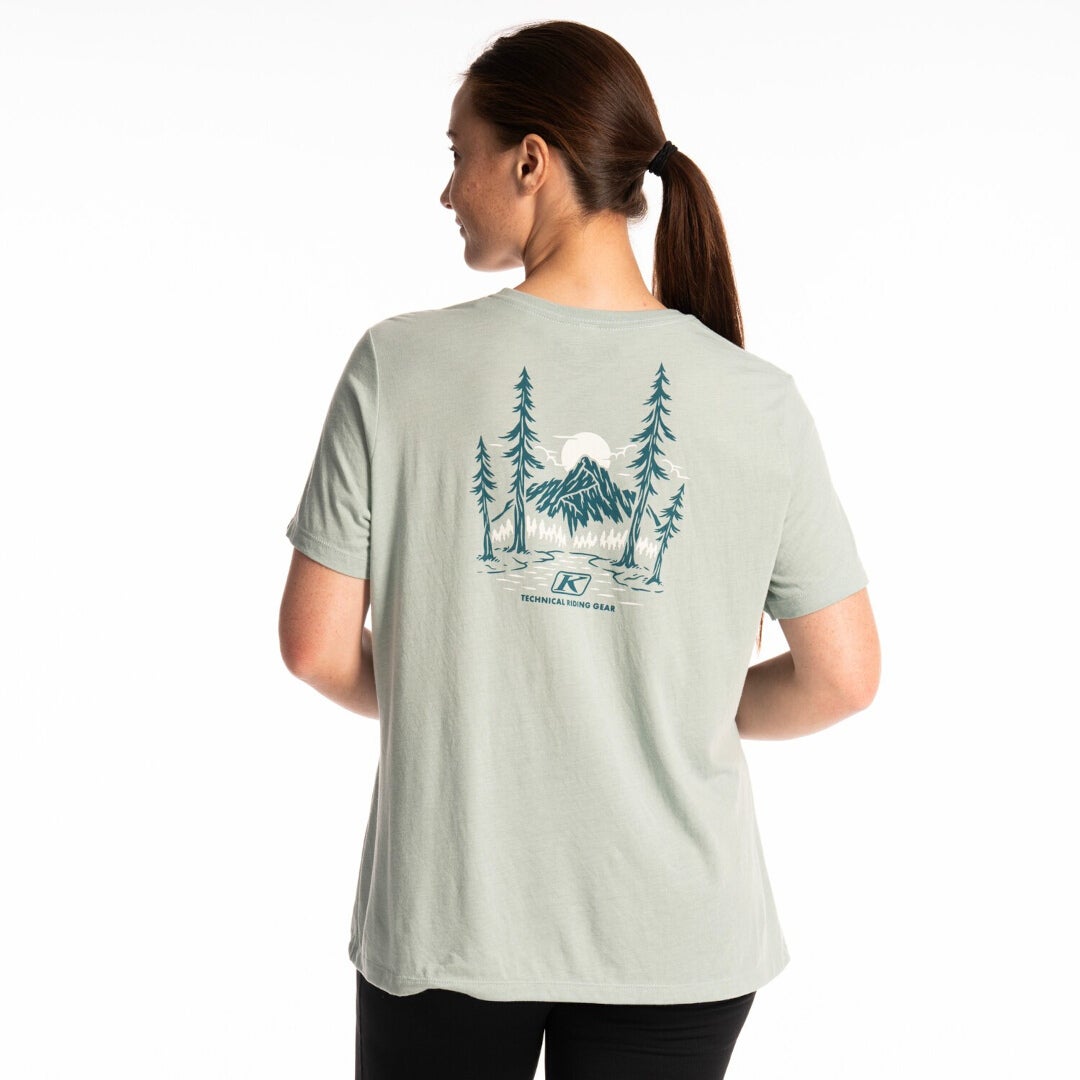 Side view of Klim Canyon Tri-Blend Ladies T-Shirt