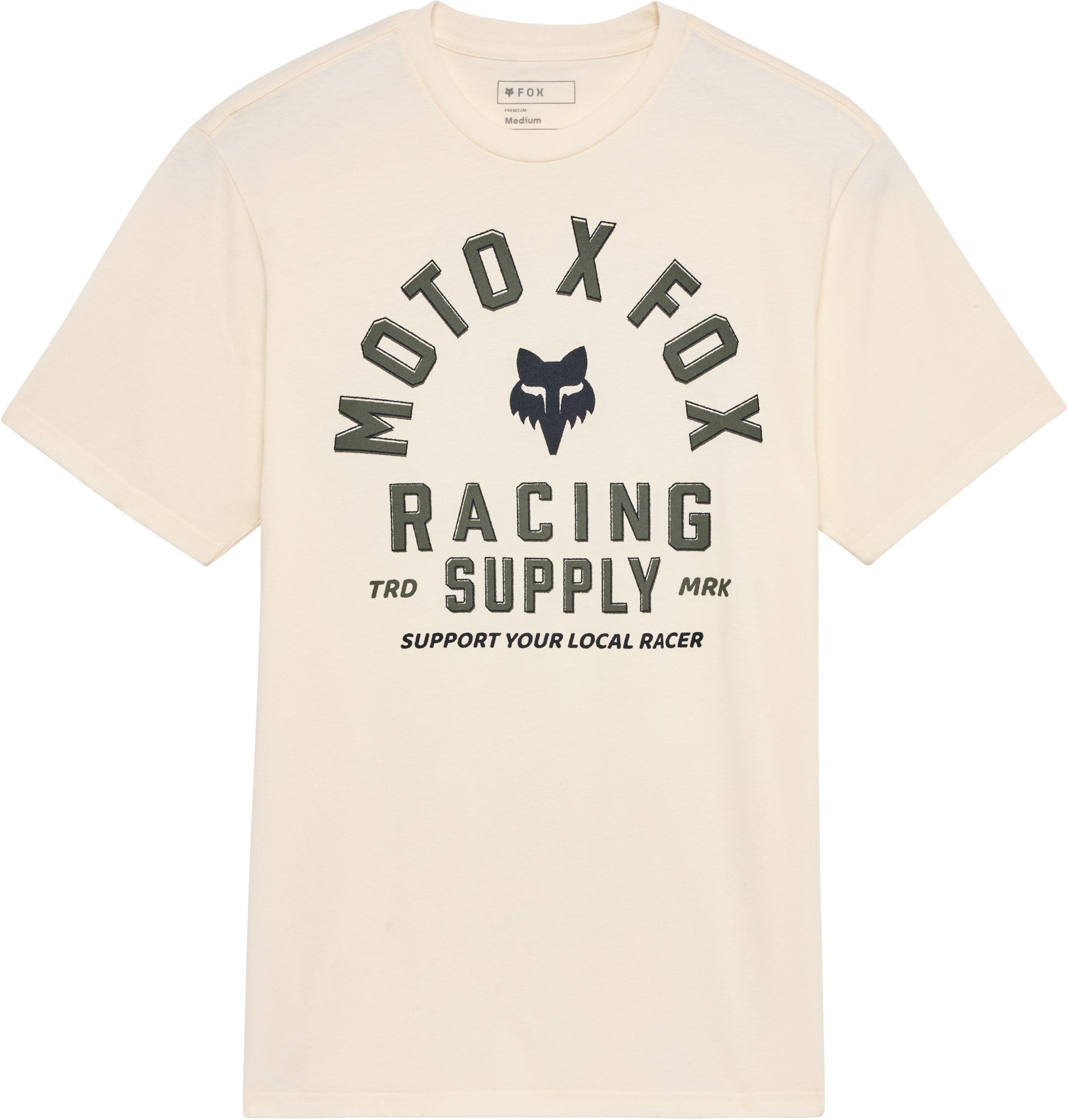 FOX Local Racer Premium Camiseta beige 2XL Figura 1