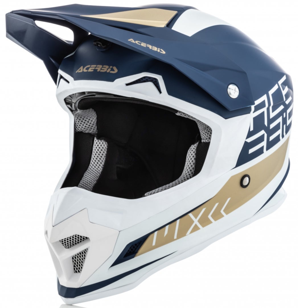 Acerbis Profile 4 Casco Motocross bianco/blu XL (61/62) Figura 1