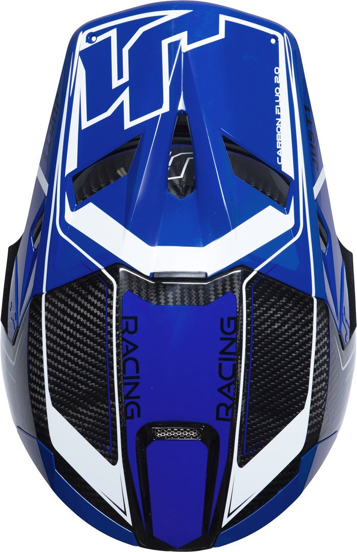 Just1 J22 Carbon Fluo 2.0 Motokrosová přilba modrá/černá/bílá L (59/60) Obrázek 2