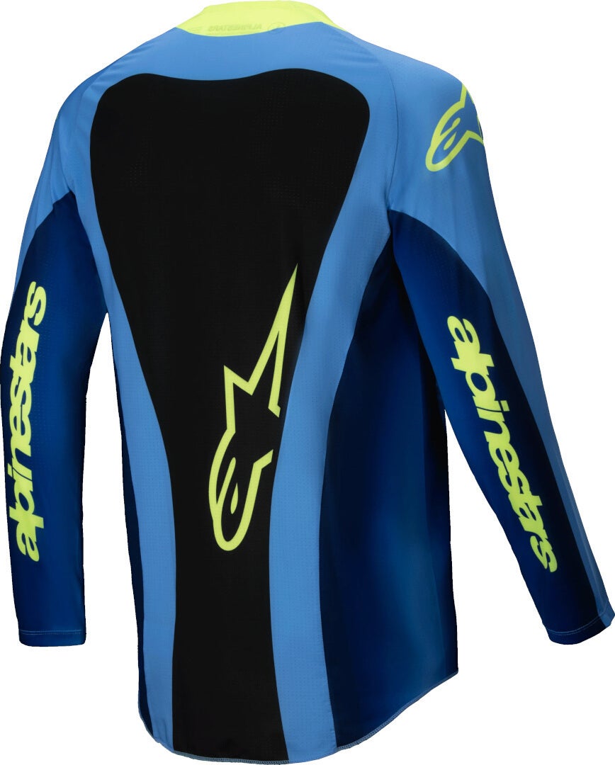 Alpinestars Techstar Melt Motocross trøje gul/blå XL Figur 2