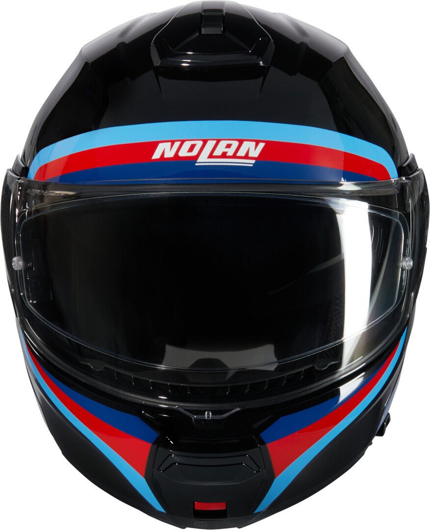 Nolan N100-6 Assoluto N-Com Casco nero/rosso/blu XXXL (65) Figura 3