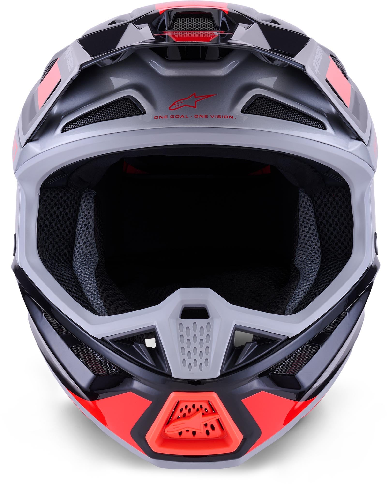 Alpinestars S-M7 Rise Motocross Helm schwarz/silber/rot S (55/56) Abbildung 2