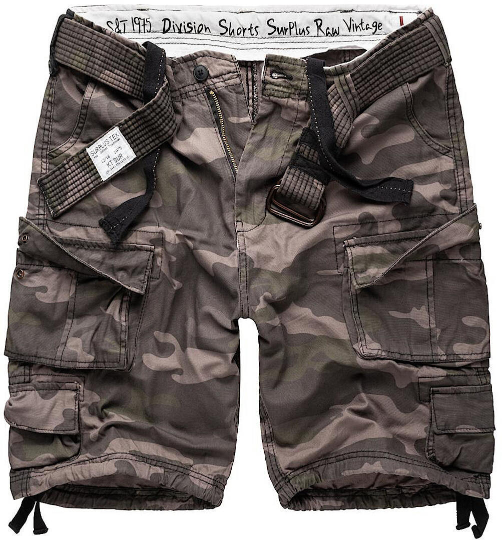 Surplus Division Shortsit Musta naamiointi 5XL Kuva 1