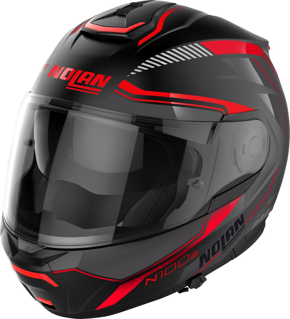 Nolan N100-6 Surveyor N-Com Cască Negru/Roșu XXS (54) Figura 1
