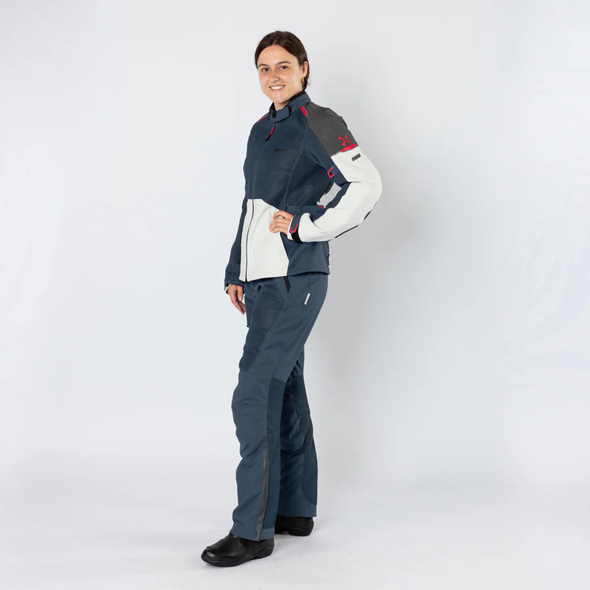 IXS Tourster-Big Air 1.0 Pantaloni textile pentru motociclete pentru doamne albastru M Figura 6