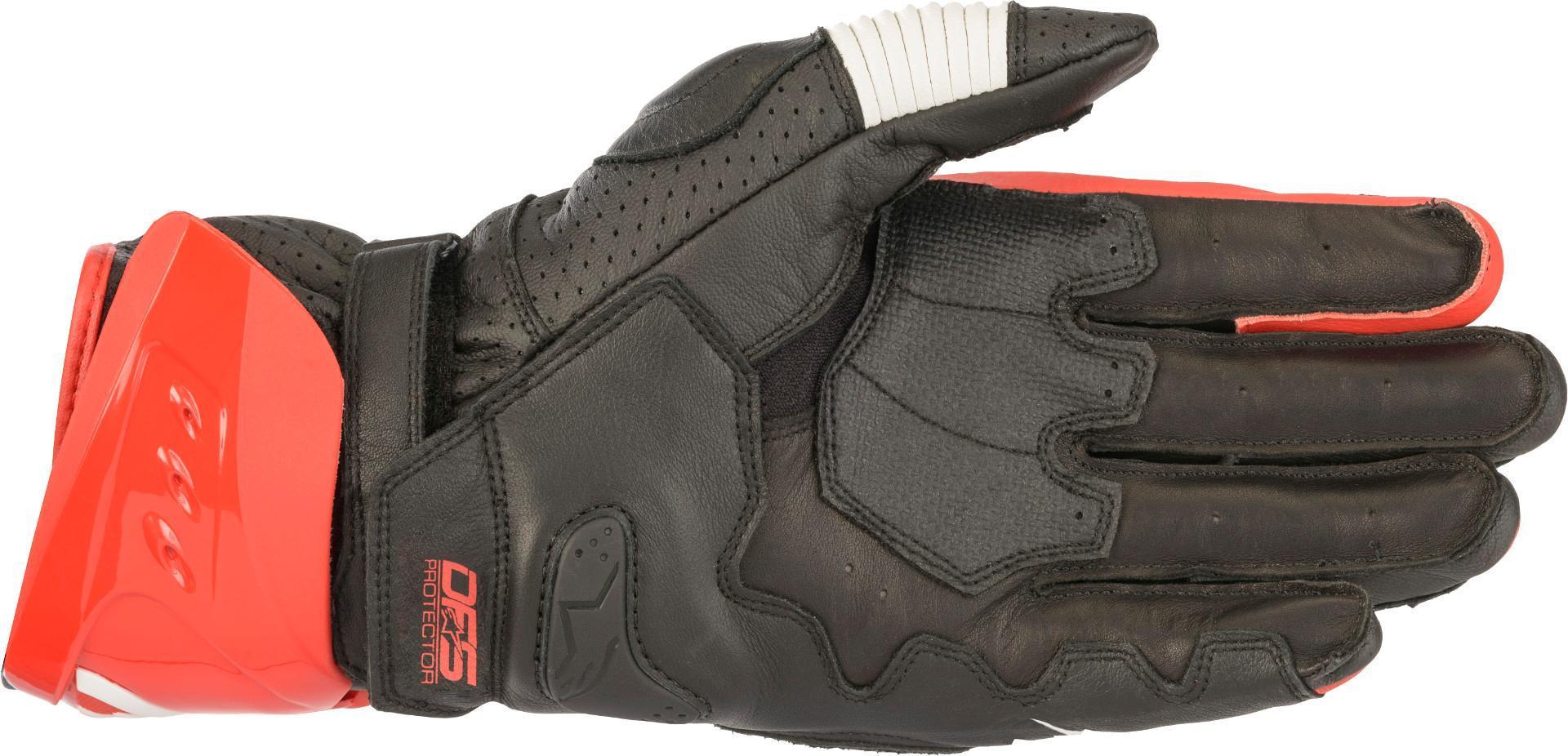 Alpinestars GP PRO R3 Motorcycle Gloves black/white/red M Figure 2