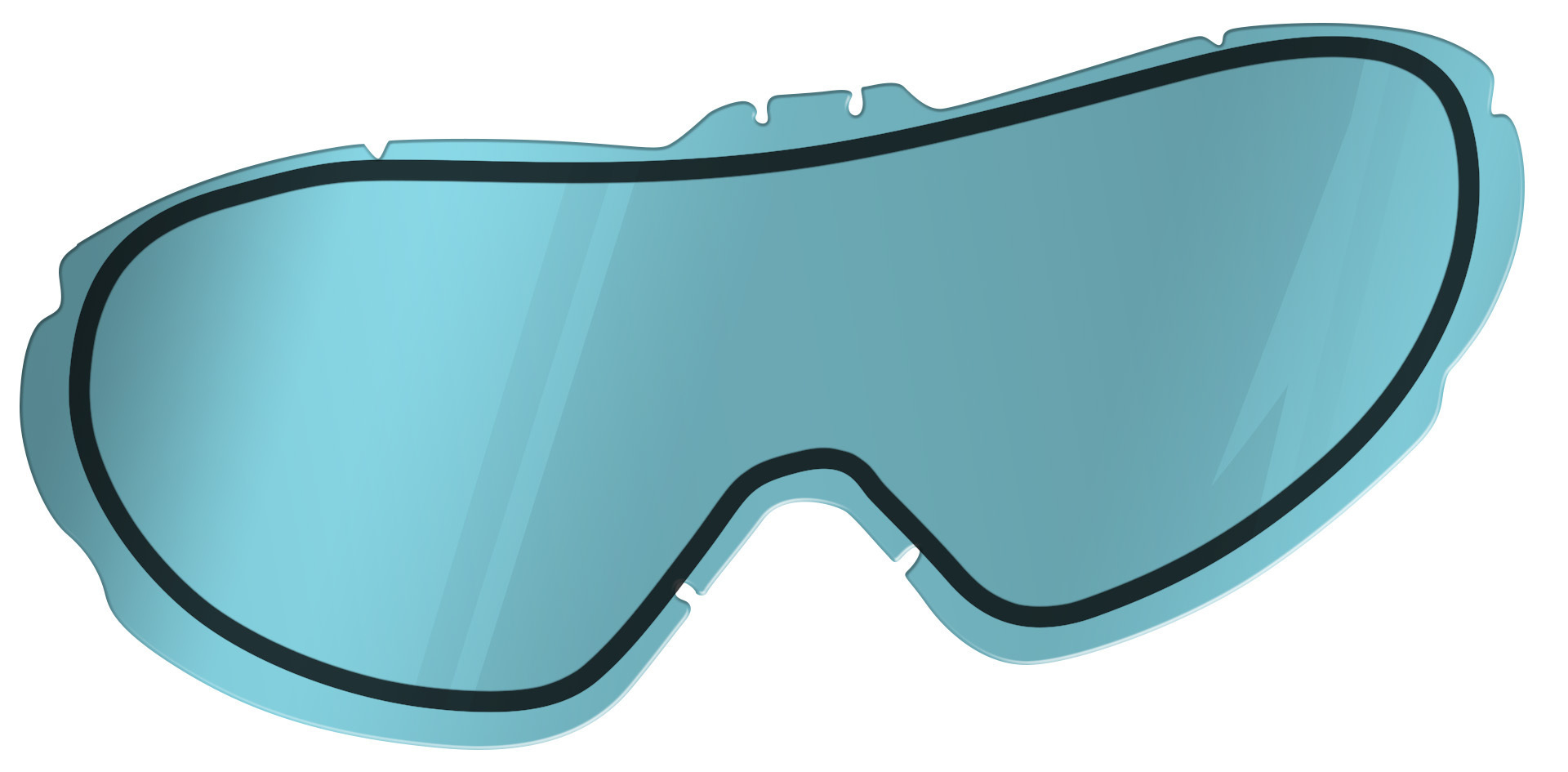 Scott Voltage MX/X/ProAir AntiFog Double Ersättning Lens blått Figur 1
