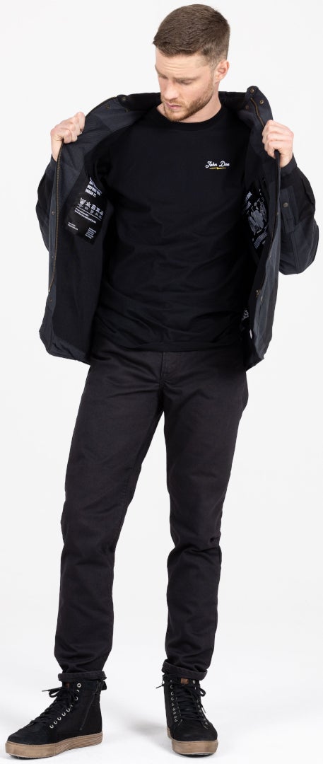 John Doe Classic Tapered Motorcykel Jeans Sort 34/32 Figur 15