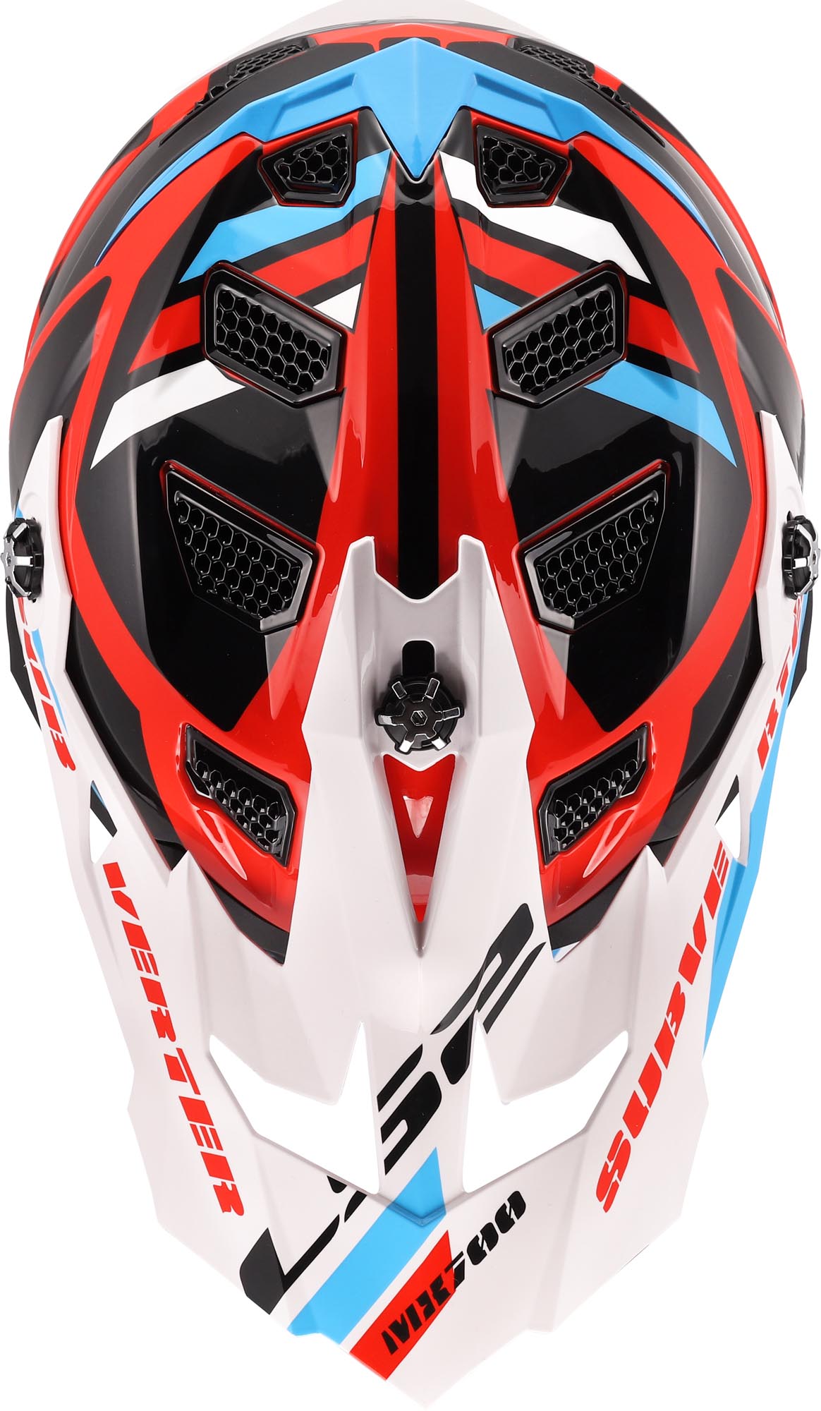 LS2 MX700 Subverter Evo II Stomp Motocross Helmet white/blue/red S (55/56) Figure 8
