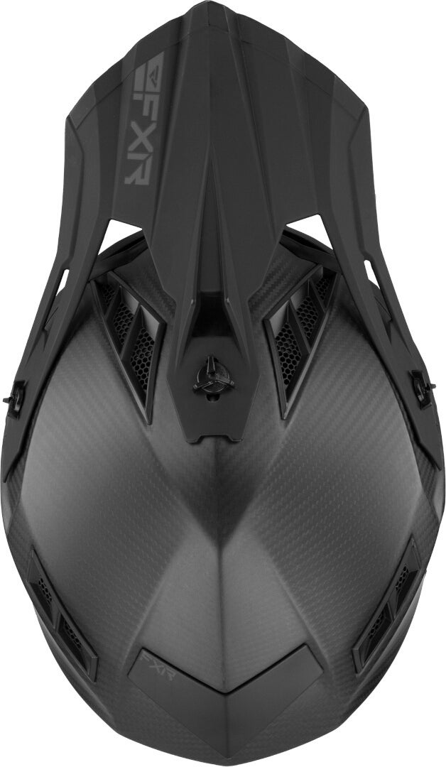 FXR Helium Carbon 2023 Casco Motocross nero L (59/60) Figura 5