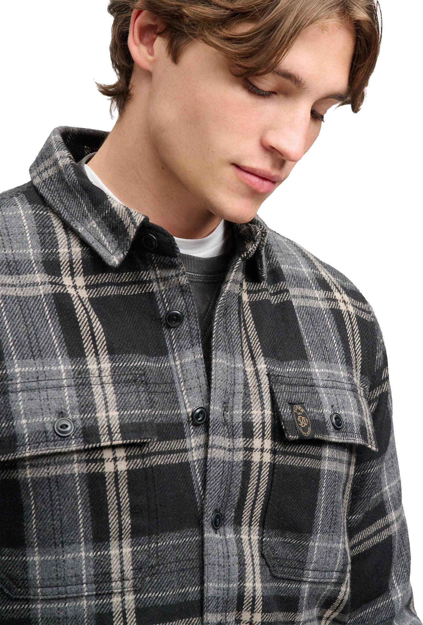 Superdry & Co Miller Camisa negro L Figura 3