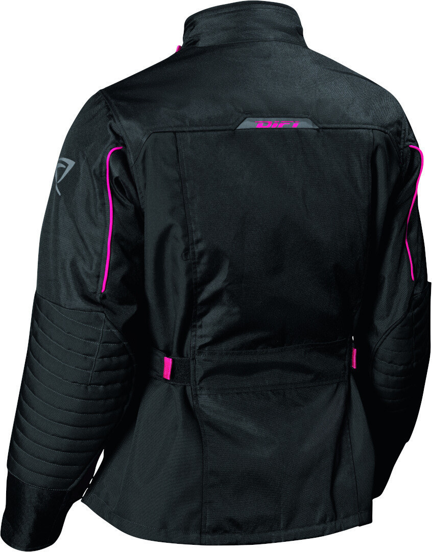DIFI Shuttle Aerotex veste textile de moto pour dames imperméable à l’eau noir/rose 46 Figure 2