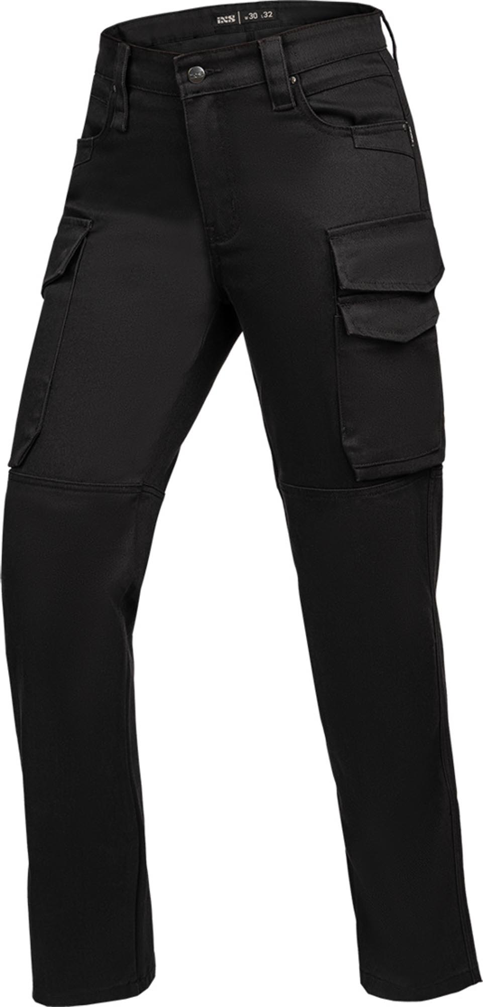 IXS Rapid 1.0 Cargo Motorcykel tekstilbukser Sort 32/30 Figur 1