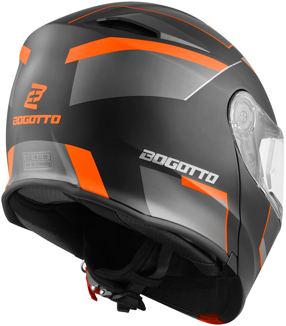 Bogotto V271 Delta Helmet black matt/orange XL Figure 4