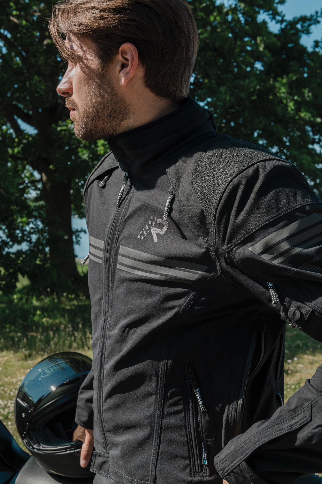 Rukka Armatou-R Motorfiets textiel jas Zwart 60 Figuur 8