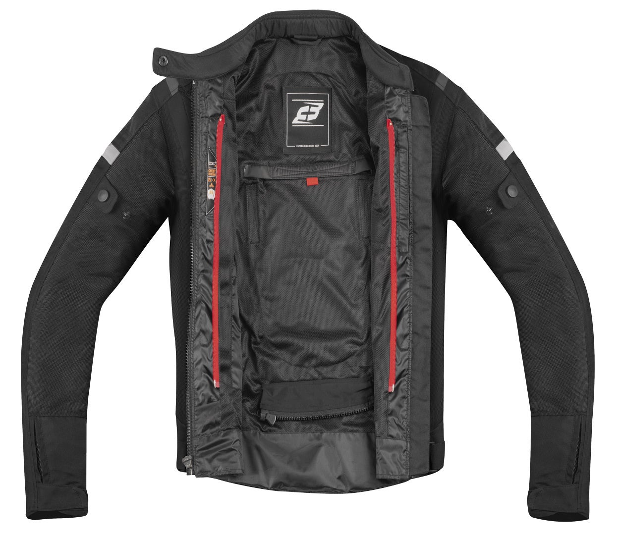 Bogotto Vysio imperméable 3in1 dames moto textile veste Noir/Blanc M Figure 5