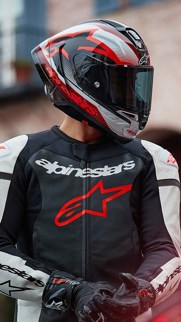 Alpinestars Supertech R10 Team Carbon Hjelm svart/rød/hvit XL (61/62) Figur 16