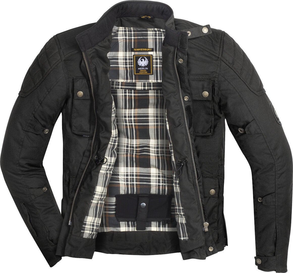 Merlin Tewkesbury Motorcycle Textile Jacket black L Figure 3