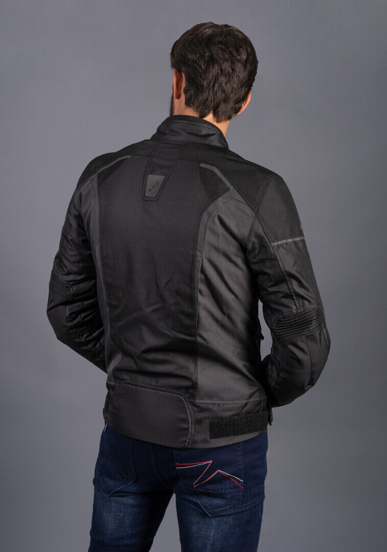 LS2 Sepang waterproof Motorcycle Textile Jacket black/dark grey M Figure 4