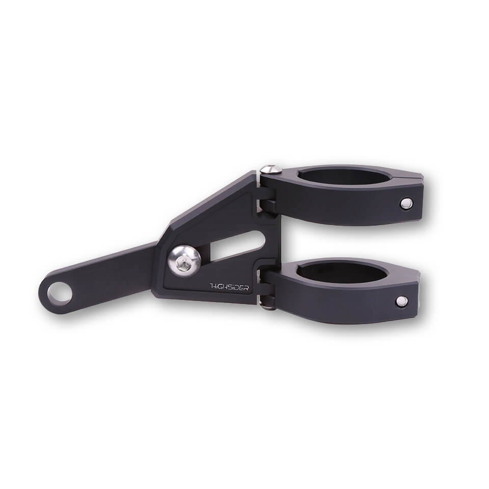 HIGHSIDER CNC Alu Lampenhalter Set EXTEND, längenverstellbar, schwarz 47-49-50-52-54 mm Figura 3