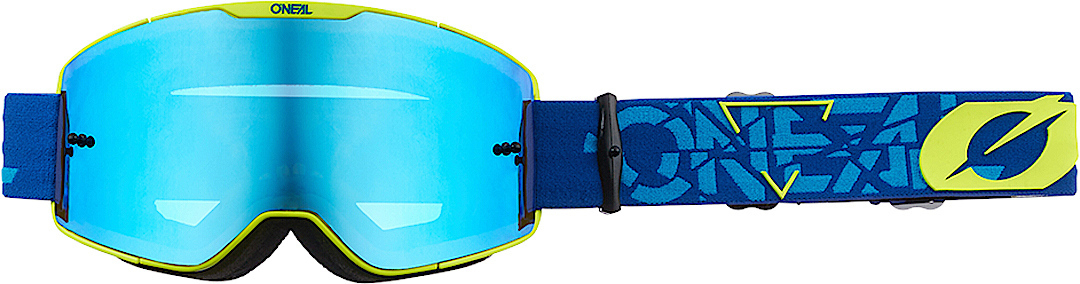Oneal B-20 Strain V.22 Ochelari de motocross Galben/Albastru Figura 1