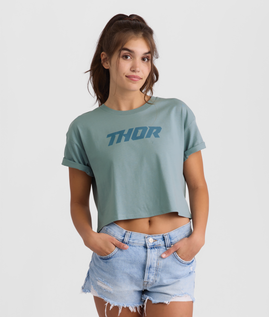 Thor Corp Damen Crop Top grün L Abbildung 3