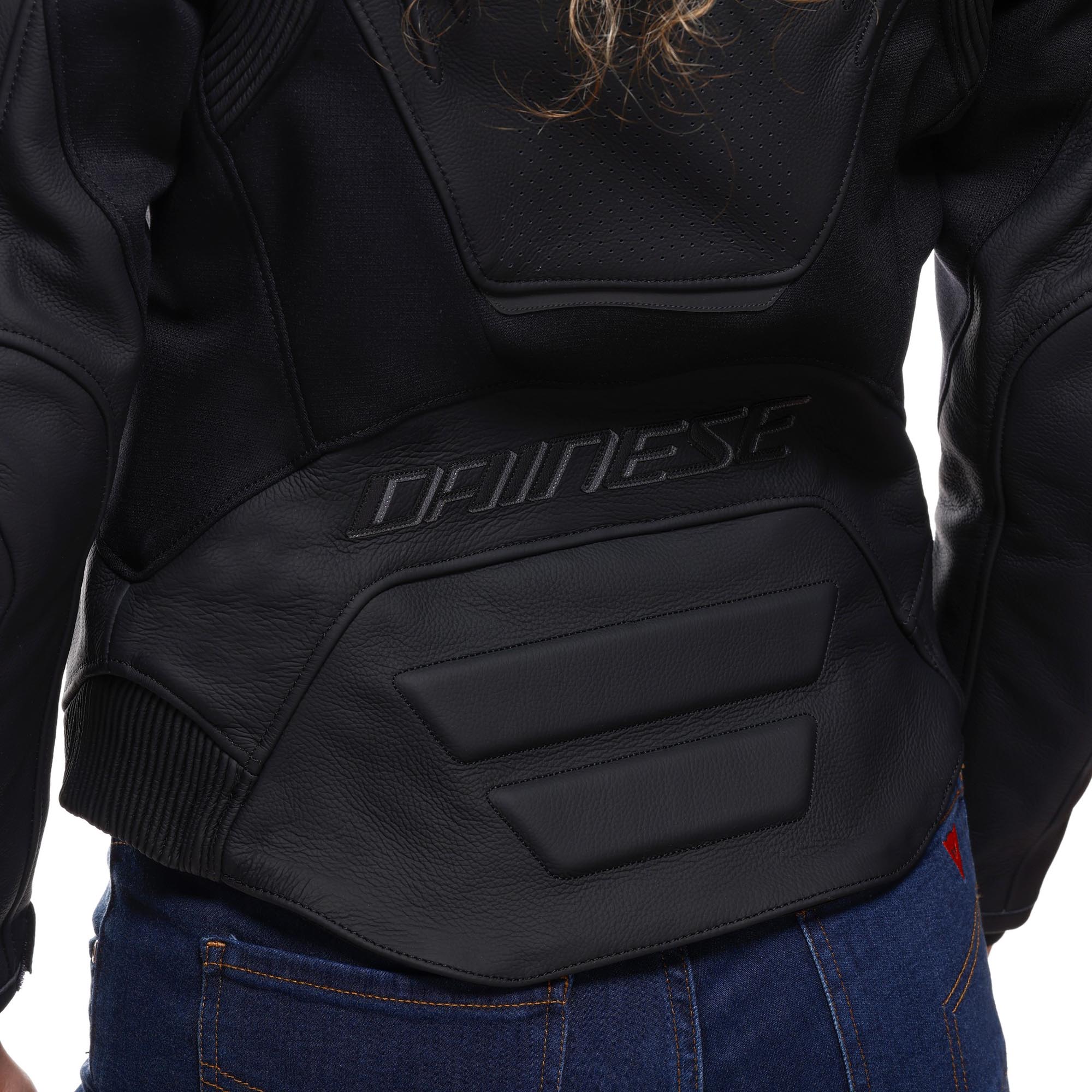 Dainese Racing 5 perforierte Damen Motorrad Lederjacke 44 Abbildung 6