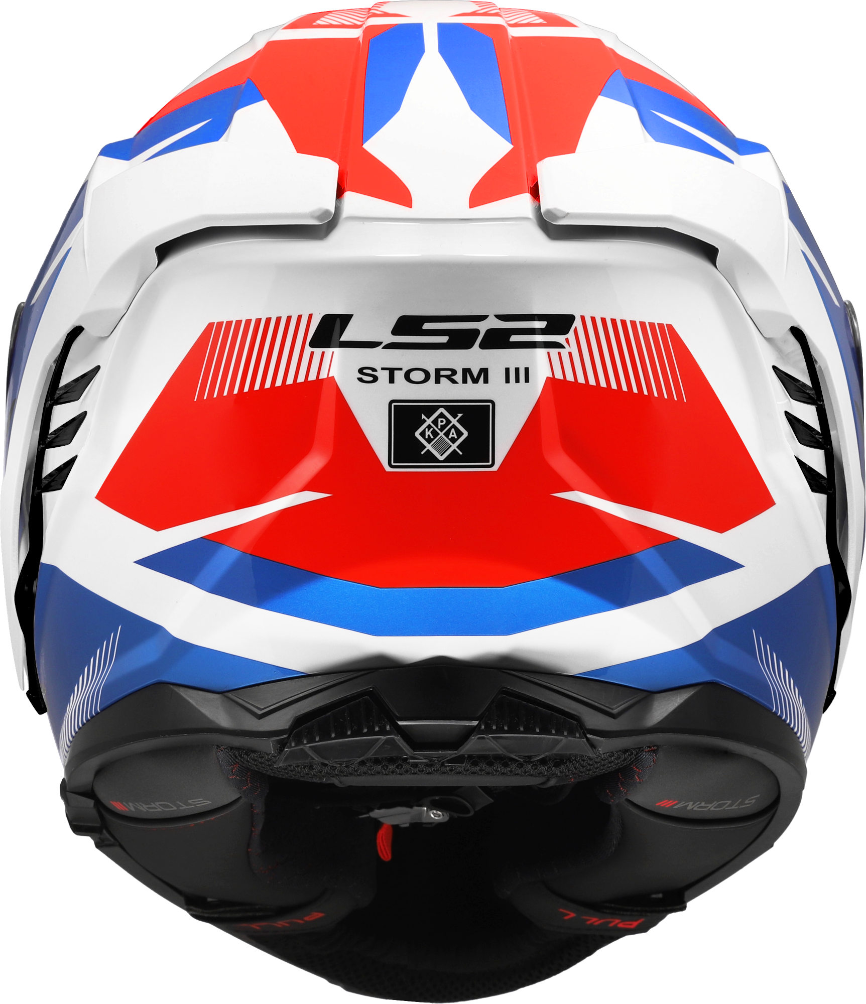 LS2 FF818 Storm III Komai Casque Blanc/Bleu/Rouge M (57/58) Figure 2