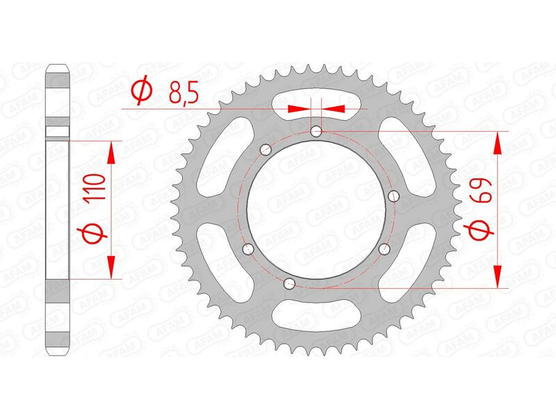 AFAM Standard stålkrona 59104 - 428 Figur 2