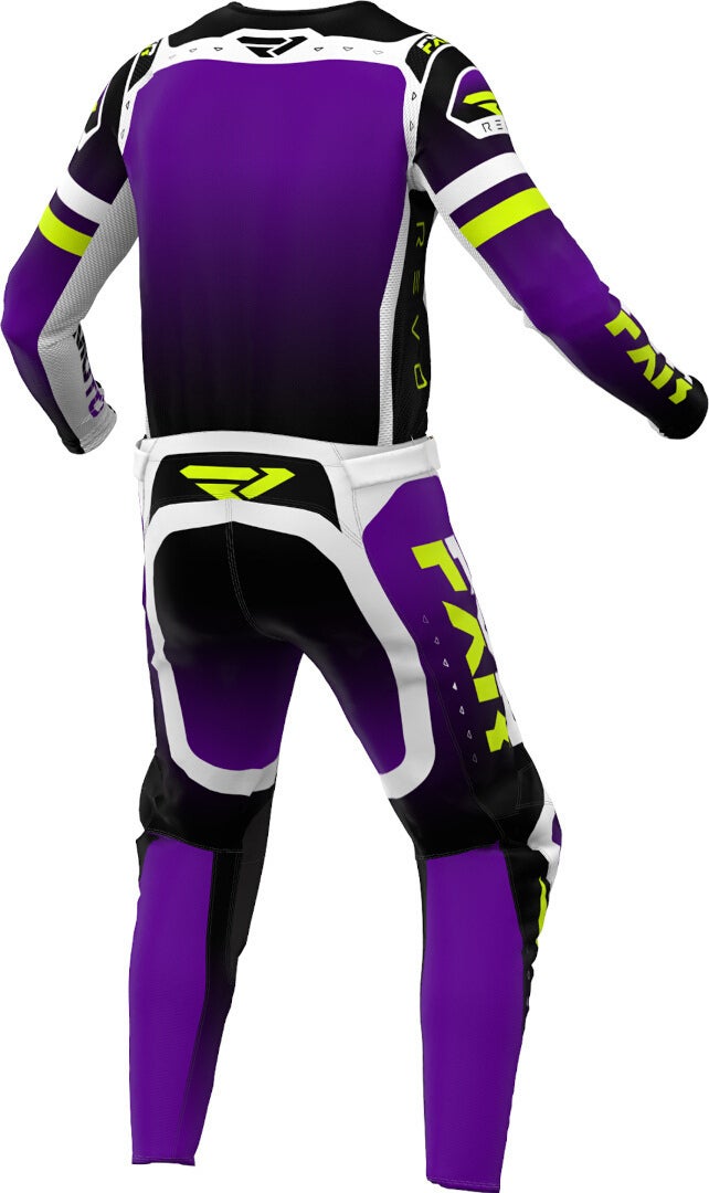 FXR Revo Pro LE Motocross Jersey purple/white 4XL Figure 4