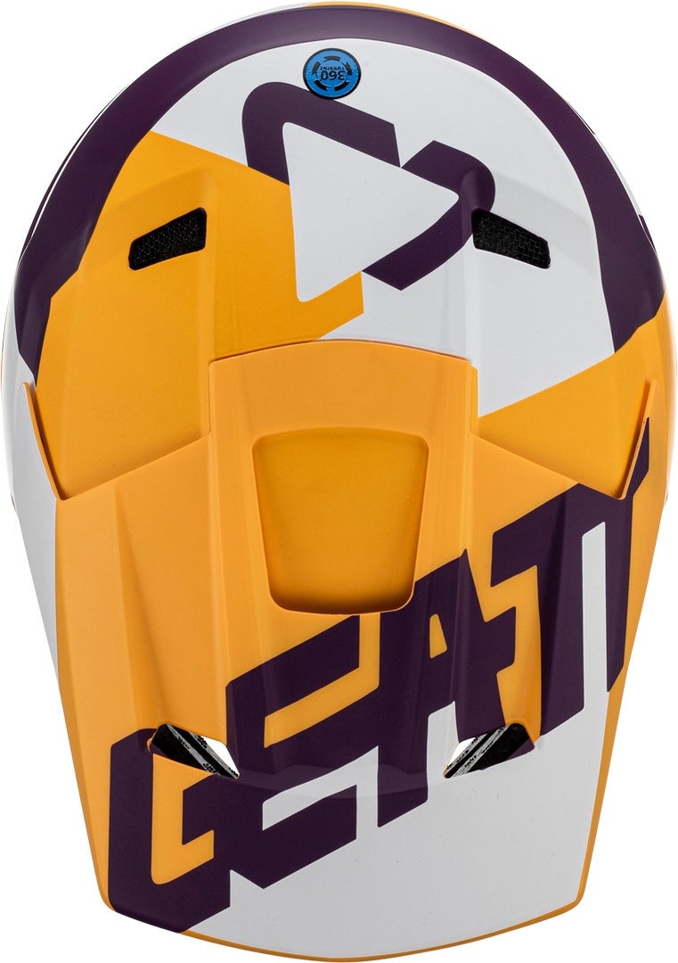 Leatt 2.5 Tricolor Casco Motocross viola/giallo S (55/56) Figura 2