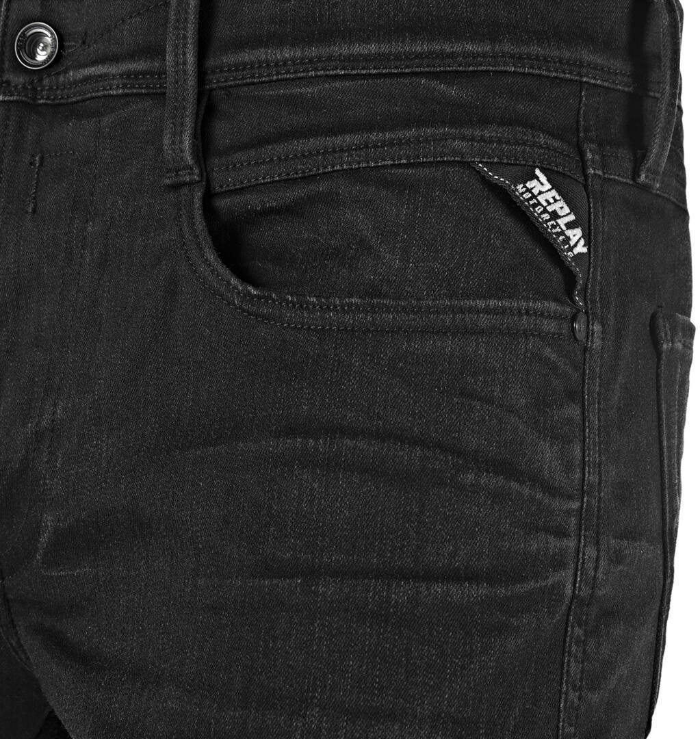 Replay Brake Motorcykel Jeans Sort 30 Figur 8