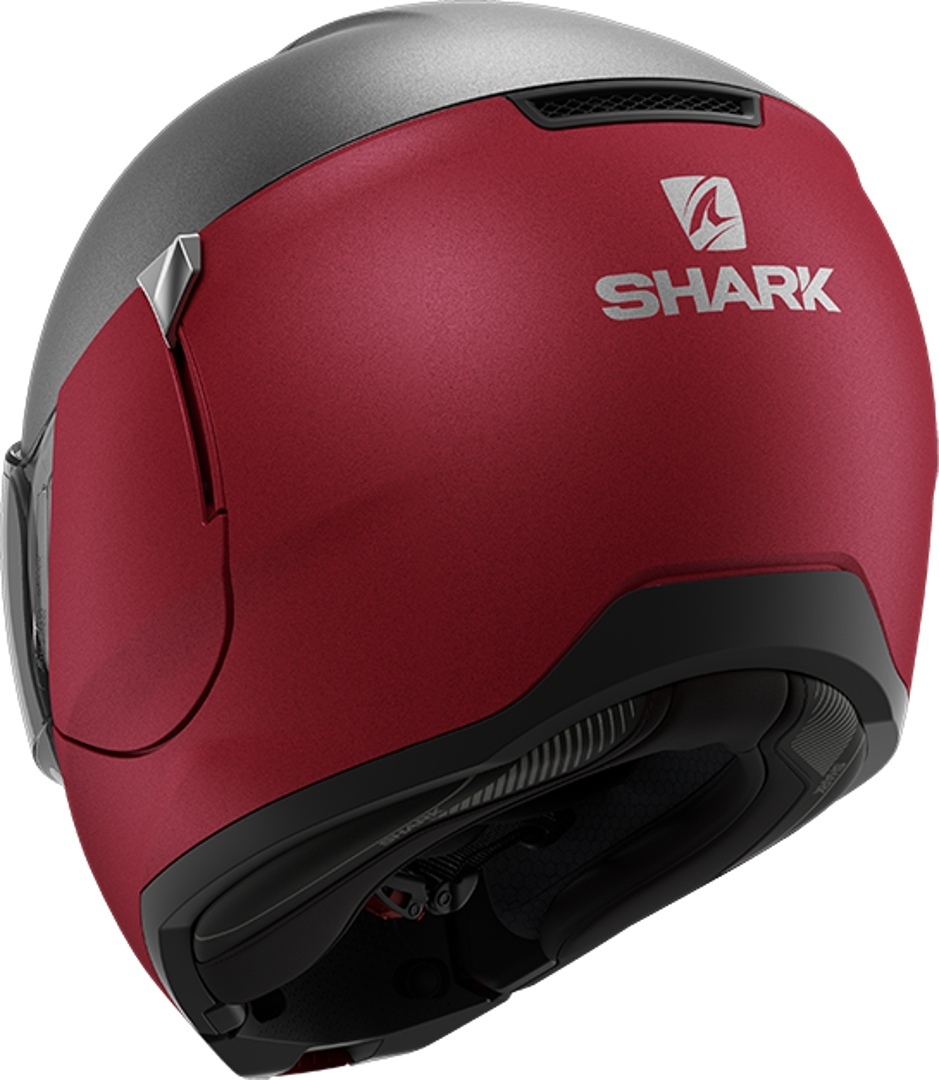 Shark Evojet Blank Dual Cască Gri/Roșu XS (53/54) Figura 5