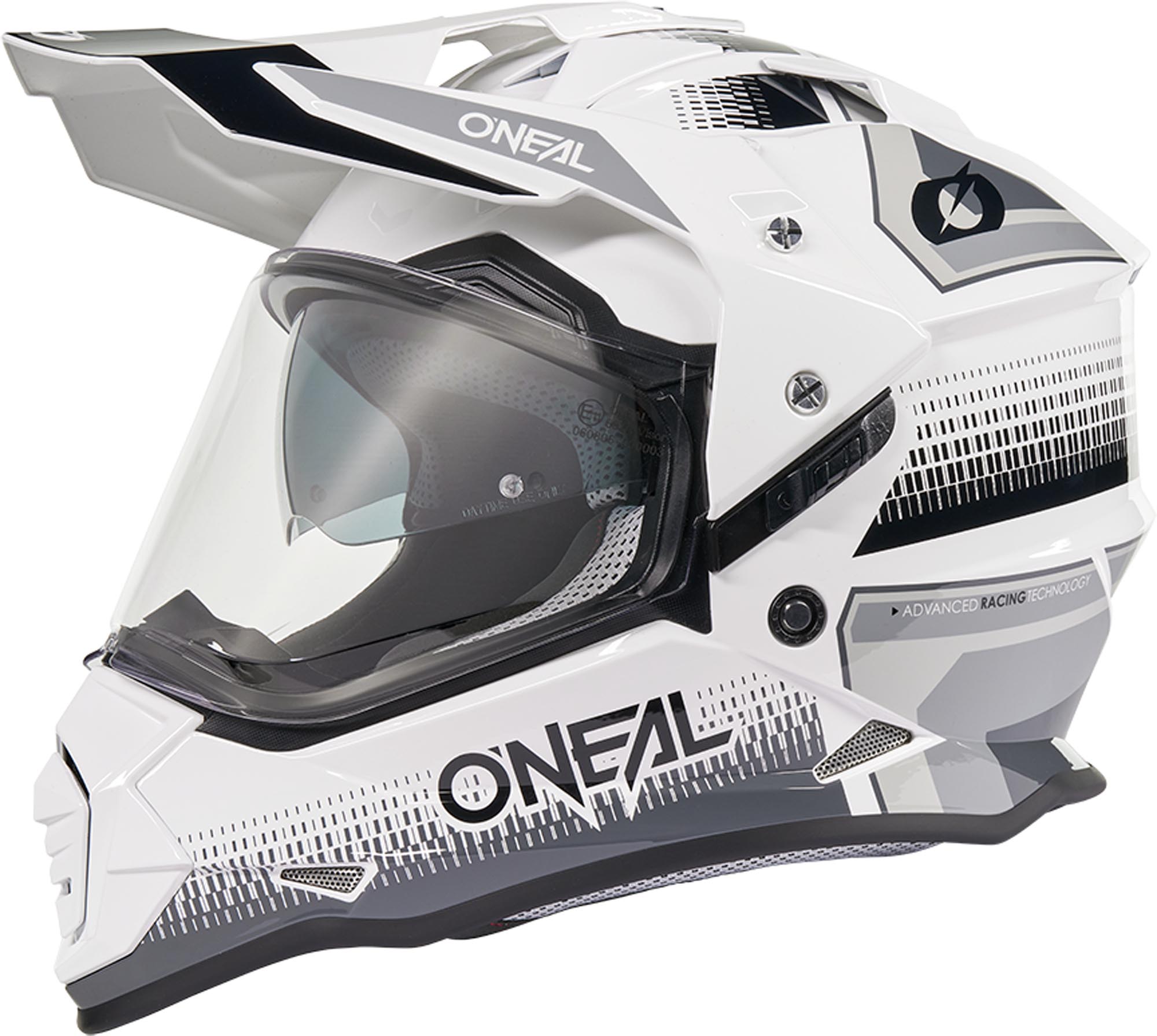 Oneal Sierra Strato Enduro Helm weiß/grau/schwarz S (55/56) Abbildung 1