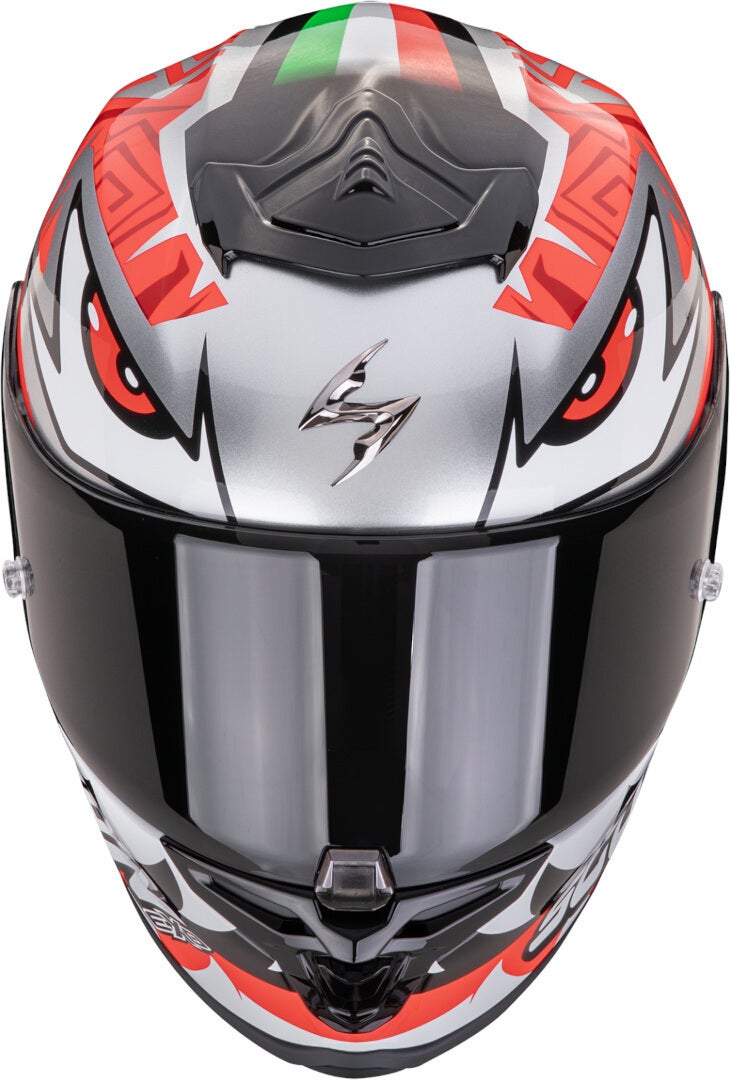 Scorpion EXO-R1 Evo Air Zaccone Replica Casco nero/argento/rosso S (55/56) Figura 3