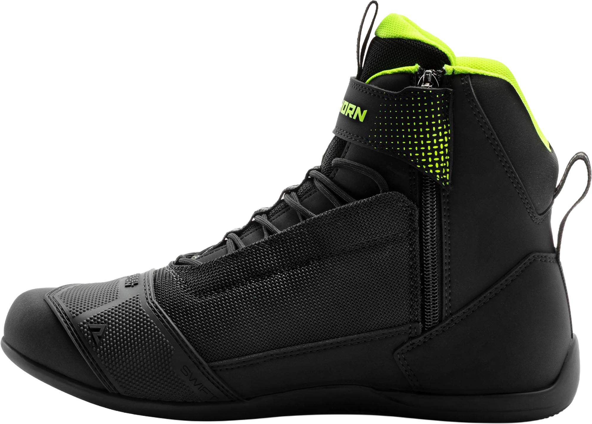Rebelhorn Swift Motorschoenen Zwart/Geel 45 Figuur 3