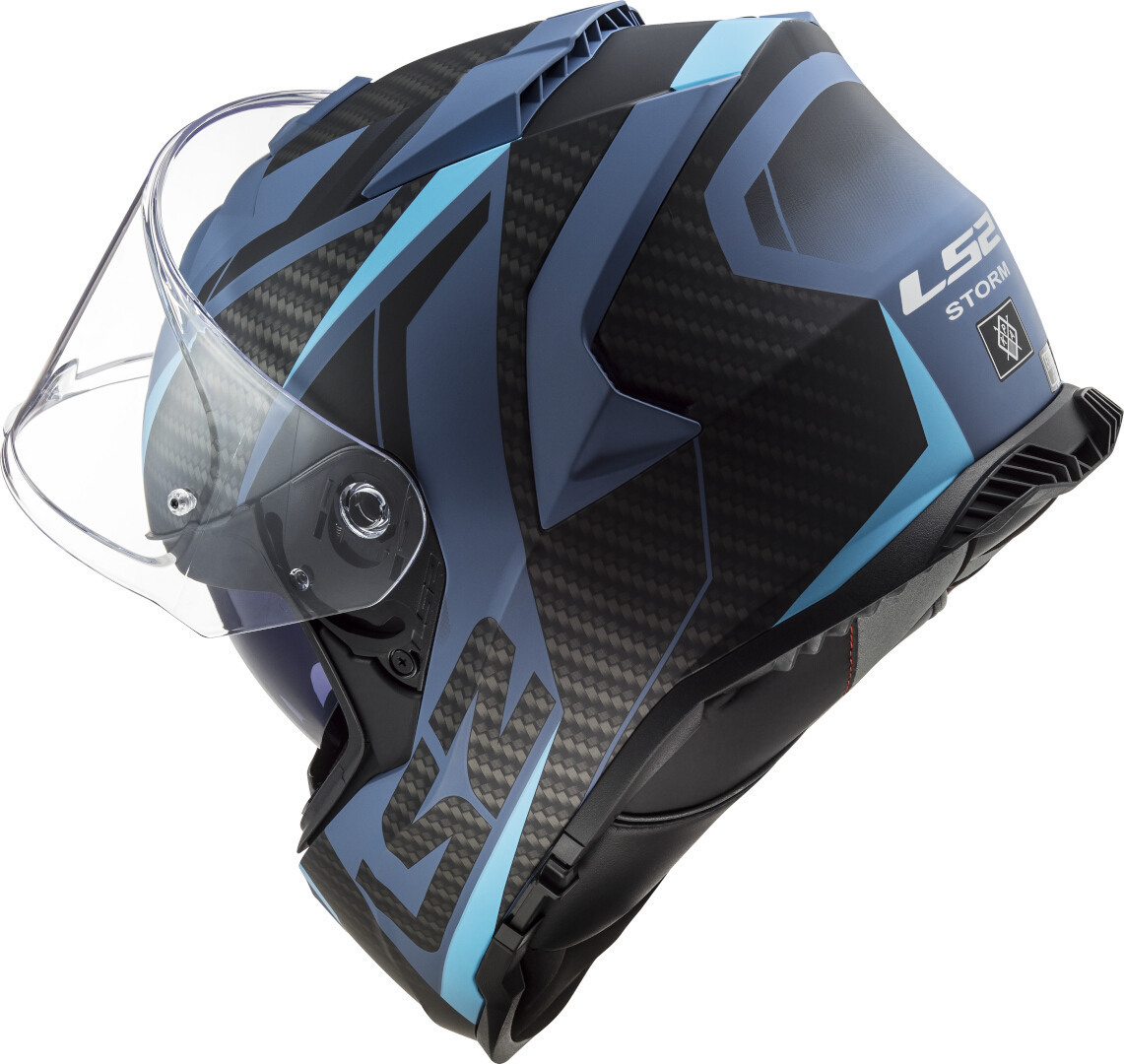 LS2 FF800 Storm II Racer Helm blau matt M (57/58) Abbildung 3