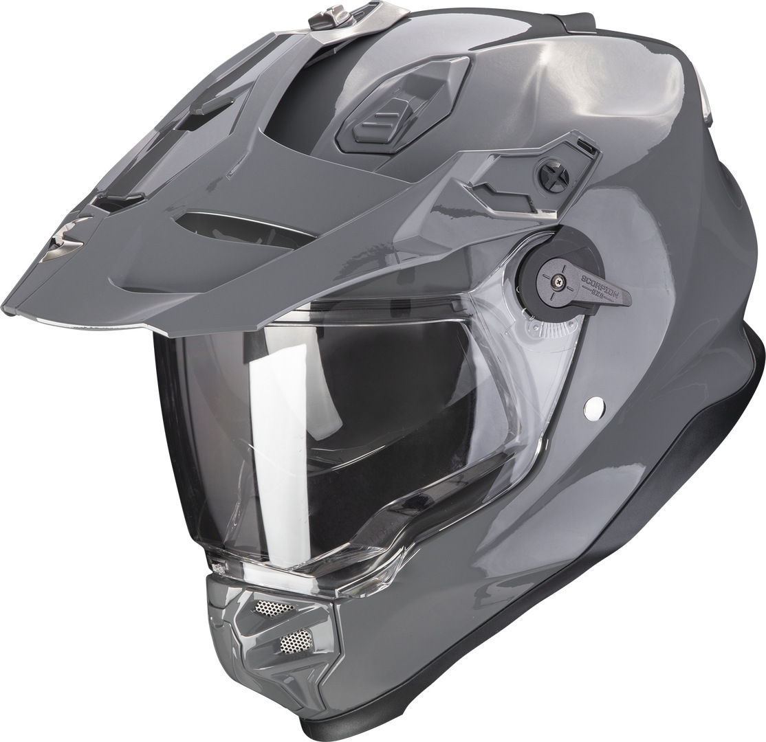 Scorpion Men's Grey Adf-9000 Air Solid Motocross Helmet