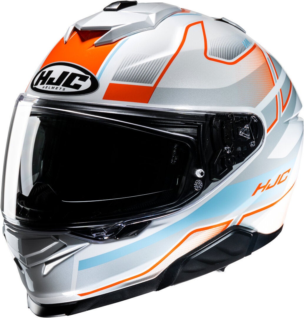 HJC i71 Iorix Helm weiß/blau/orange L (58/59) Abbildung 1