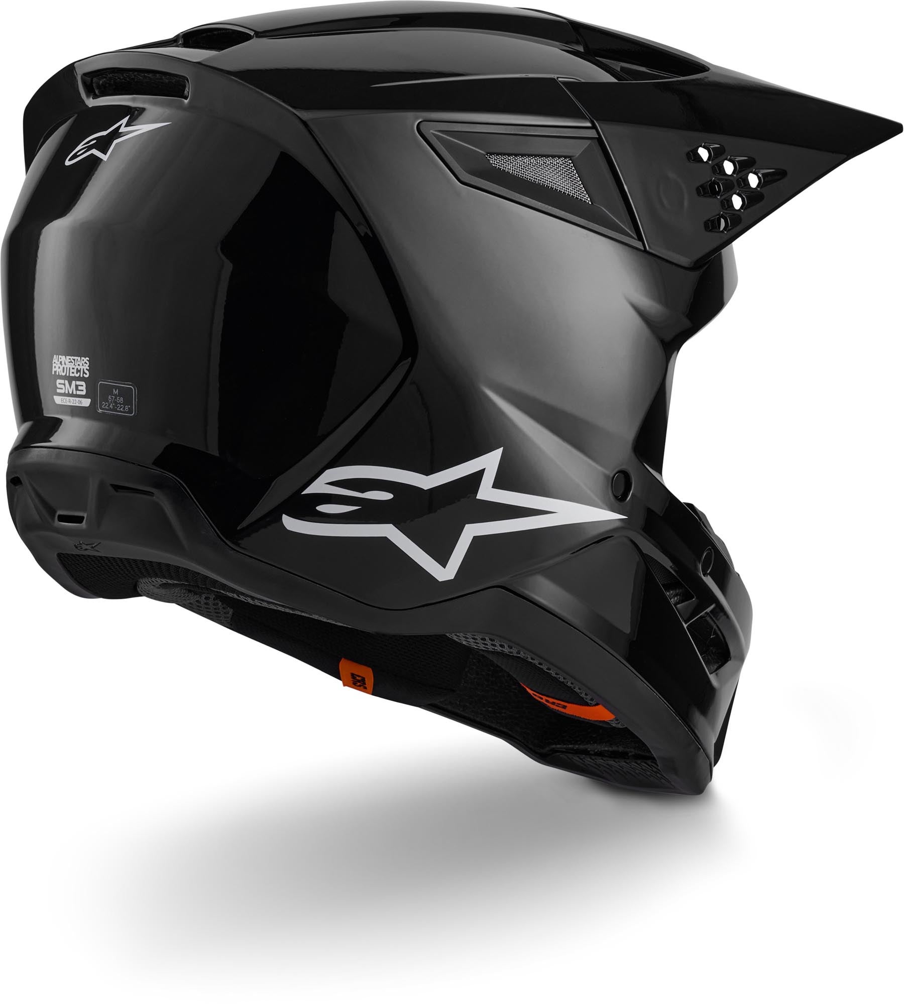 Alpinestars S-M3 Capacete de motocross preto M (57/58) Figura 7