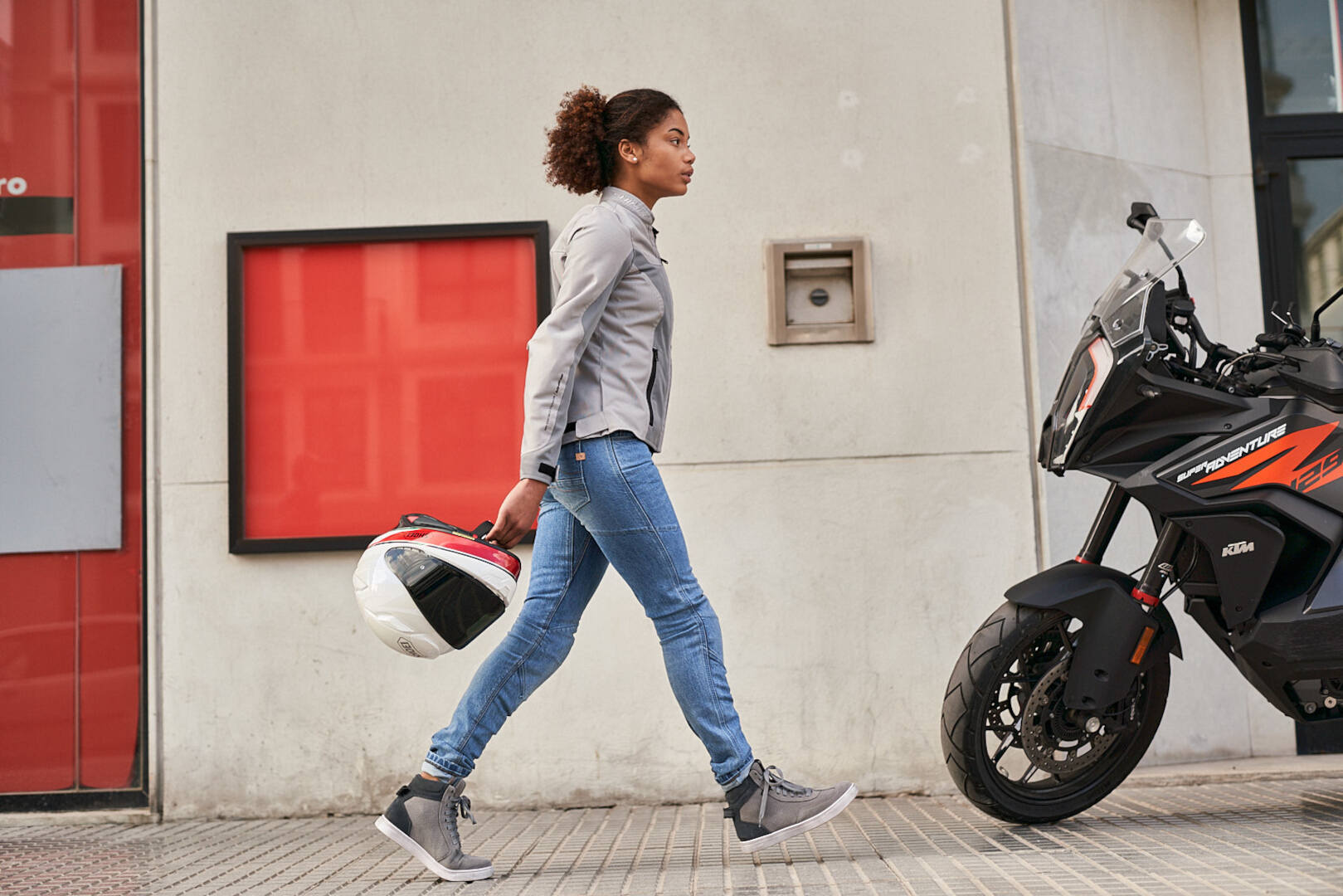 SHIMA Devon Jeans moto pour dames bleu 32 L30 Figure 4