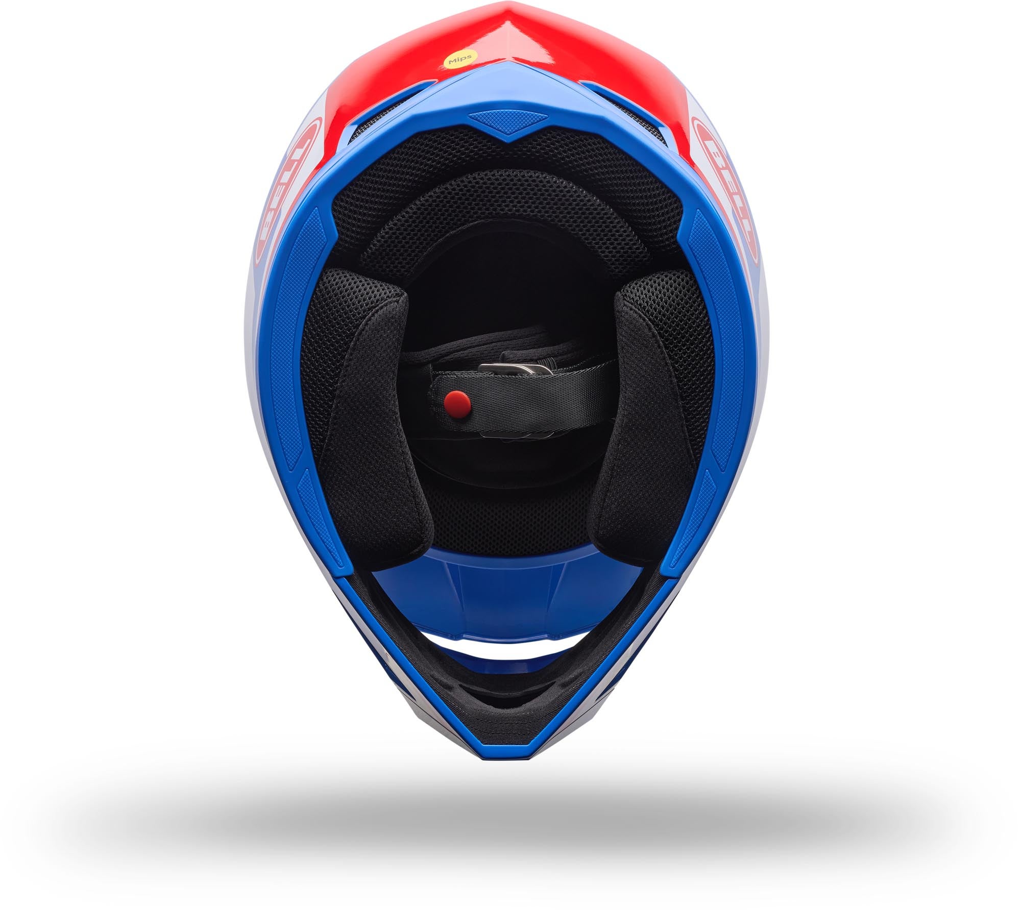 Bell MX-10 MIPS Spiral Casco da motocross giovanile bianco/rosso/blu Y/M (51/52) Figura 6