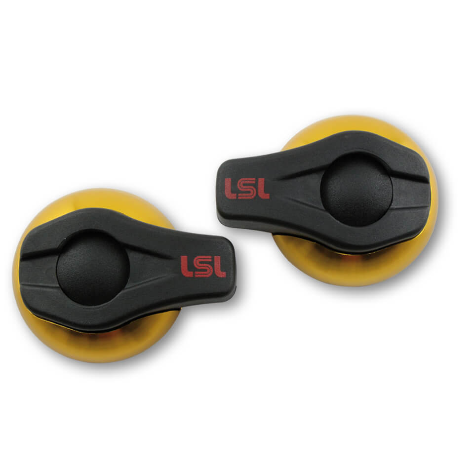LSL CRASH PAD® Classic Köpfe Guld Alu Figur 3