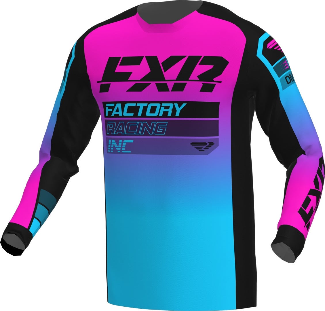 FXR Clutch 2023 Motocross trøje Pink/sort 4XL Figur 1